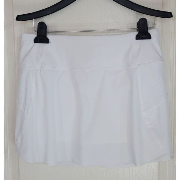 Athleta White Run With It 14" Athletic Skort - Picture 1 of 4